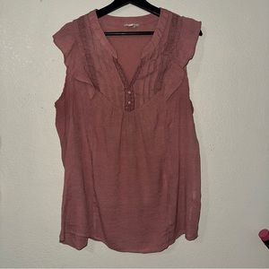 Blush Sleeveless Shirt